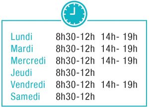 Horaires d'ouverture de la clinique